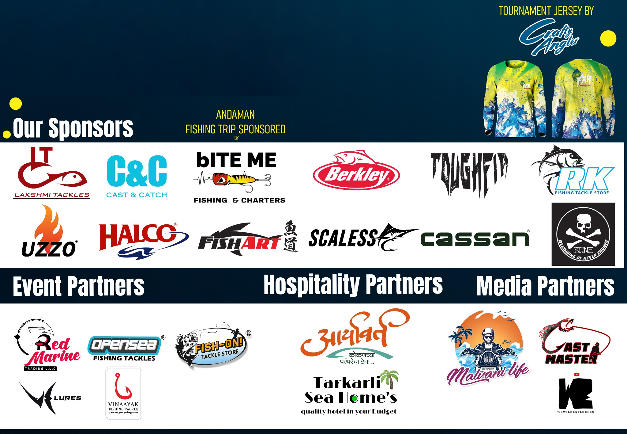 Previous KXA tournament sponsors and partners